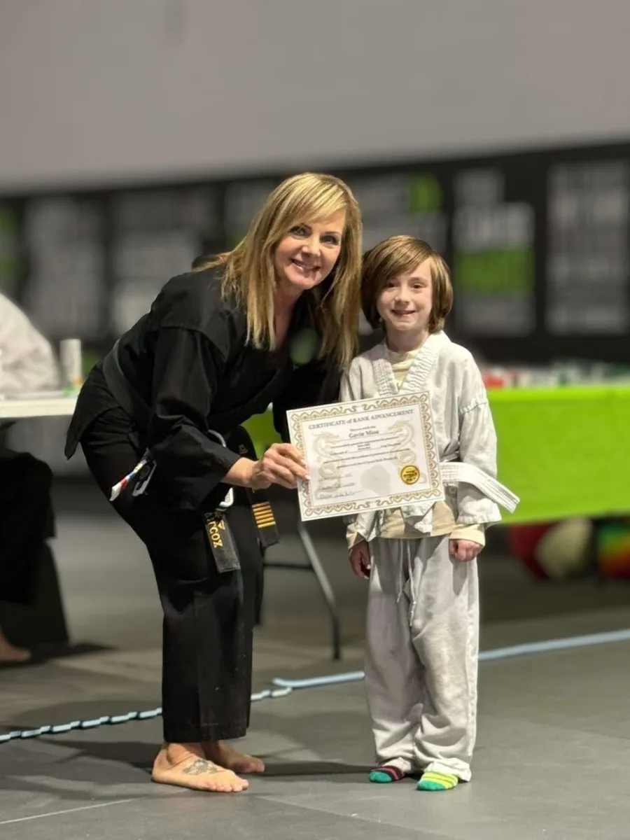 Achievement award at Parents Night Out