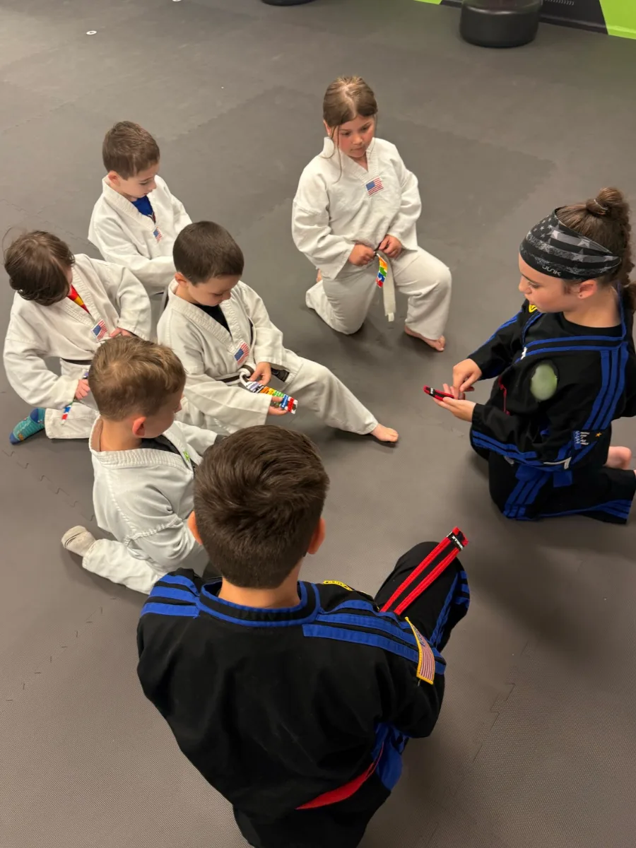 Teen belt testing at Rise Up NJ in South Jersey