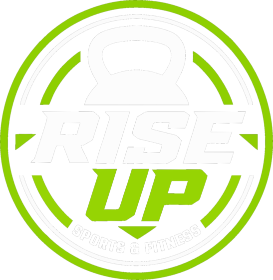 Rise Up Sports & Fitness kettlebell logo