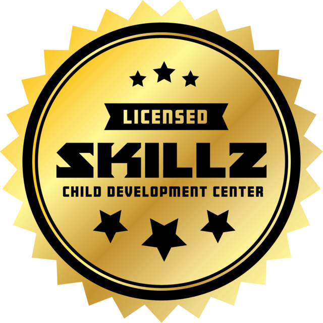 Licensed SKILLZ Child Development Center — official gold seal